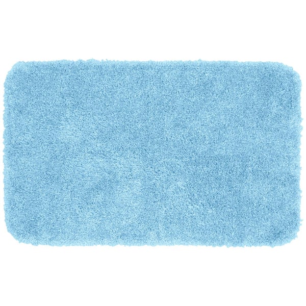 Garland Rug Serendipity Basin Blue 30 in. x 50 in. Washable Bathroom Accent Rug