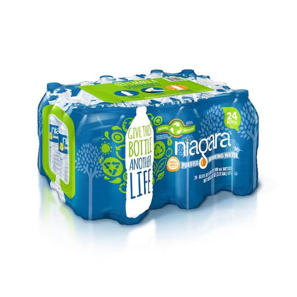 Niagara 16.9 fl. oz. Purified Drinking Water (24-Pack) NDW05L24DR - The  Home Depot