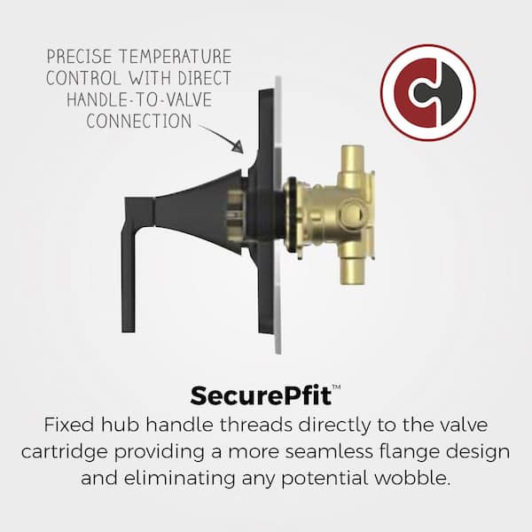 Avalon 1-Handle Tub & Shower Valve Only Trim Tuscan Bronze
