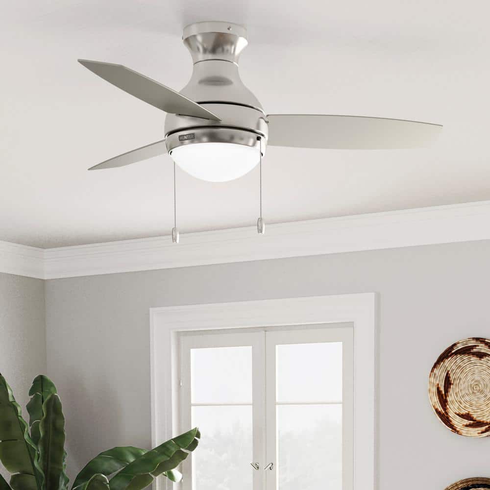 Betsy 44 in. Indoor Brushed Nickel Ceiling Fan with Light Kit Hardware Included price history on PriceWatchPro