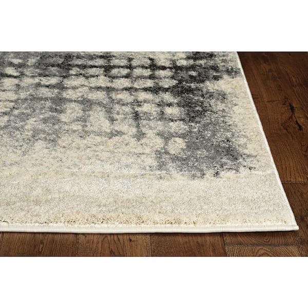 Aria Gray 8 ft. x 10 ft. Ombre French Country Area Rug
