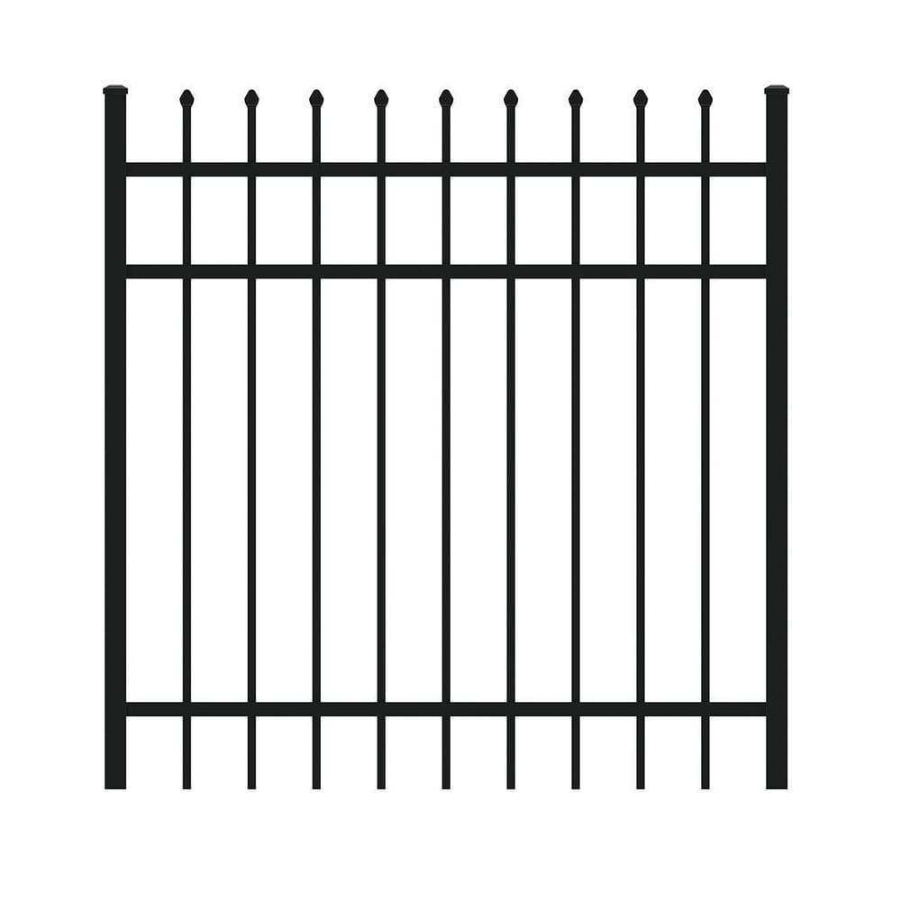 Osprey 4 ft. H x 4 ft. W Black Aluminum Fence Gate price history on PriceWatchPro