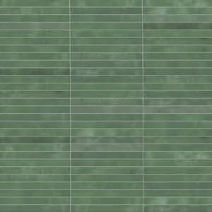 Phoenix Green 1-7/8 in. x 17-3/4 in. Porcelain Floor and Wall Tile (7.424 sq. ft./Case)