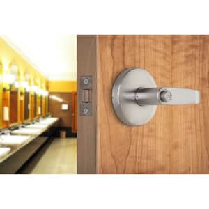 Universal Hardware Heavy Duty Commercial Privacy/bed/bath Curved Lever Cylindrical ANSI Grade 2 UL 3Hr Fire Satin Chrome