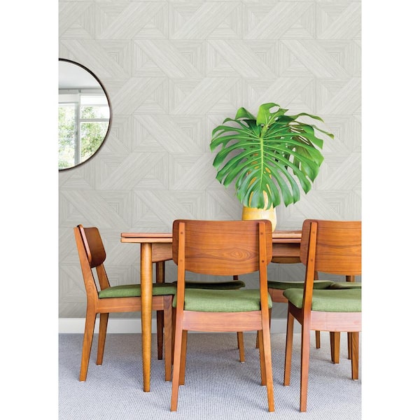 Cream Weser Peel and Stick Vinyl Wallpaper