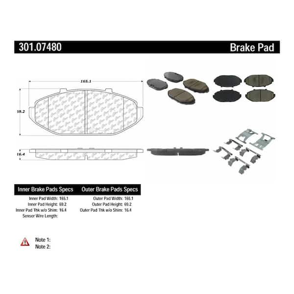 Centric Parts Disc Brake Pad Set
