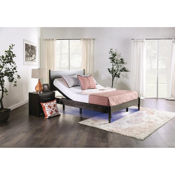 Harmony Black Twin XL Adjustable Bed Frame With Battery Back up