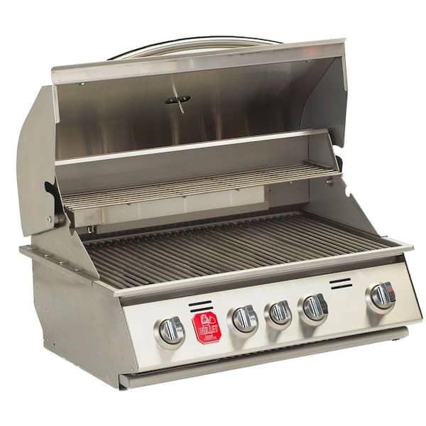 Bullet 4-Burner Built-In Natural Gas Grill in Stainless Steel with Infrared Burner
