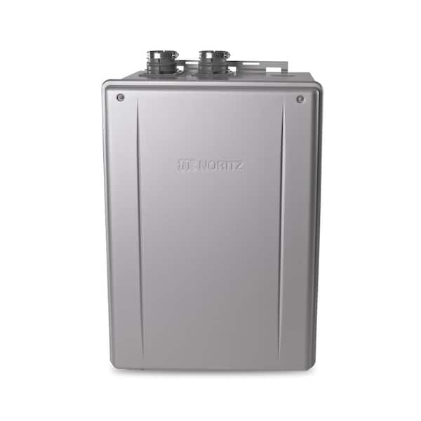 NORITZ 11.1 GPM Residential Indoor/Outdoor Built-In Recirculation Pump LP Gas Tankless Water Heater 199,900 BTUH