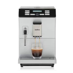 Elexnux 10 Cup Black Drip Espresso Machine Coffee Maker with Build in  grinder, Automatic off, Milk Froth TWWJACXY517E - The Home Depot