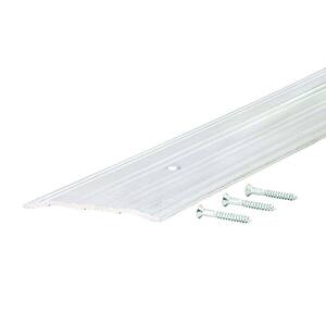 Fluted Saddle 4 in. x 22 in. Aluminum Commercial Threshold