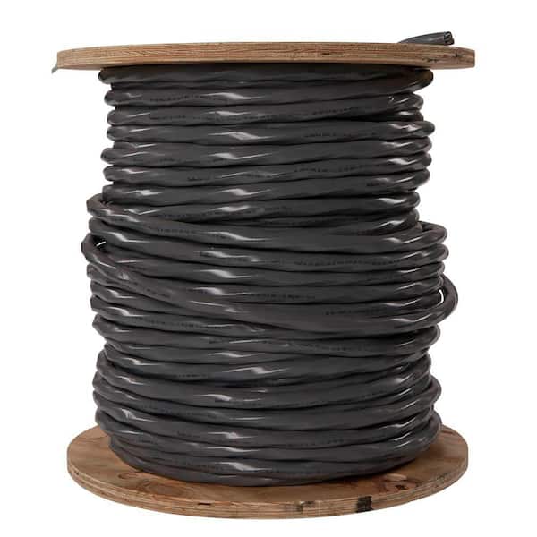 (By-the-Foot) 2-2-2-4 Gray Stranded AL SER Cable