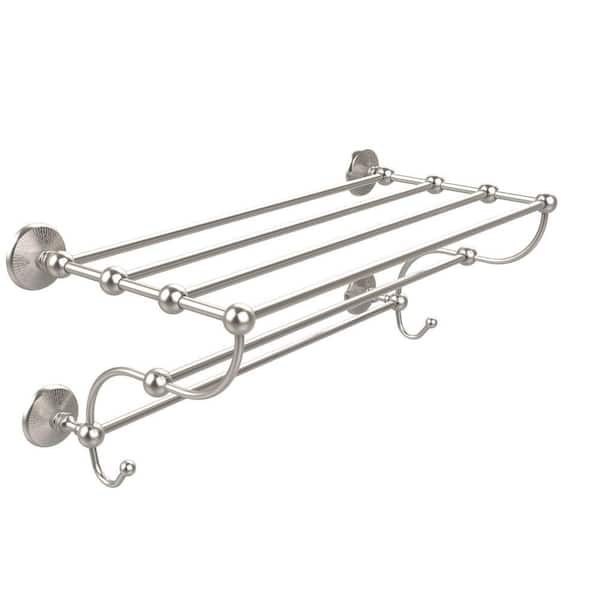 Prestige Monte Carlo Collection 6 Screw-In Towel Rack in Satin Nickel