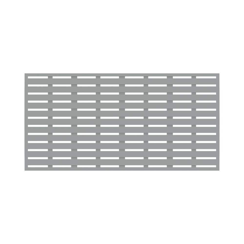 Gray Polypropylene Decorative Screen Panel 34" x 68"