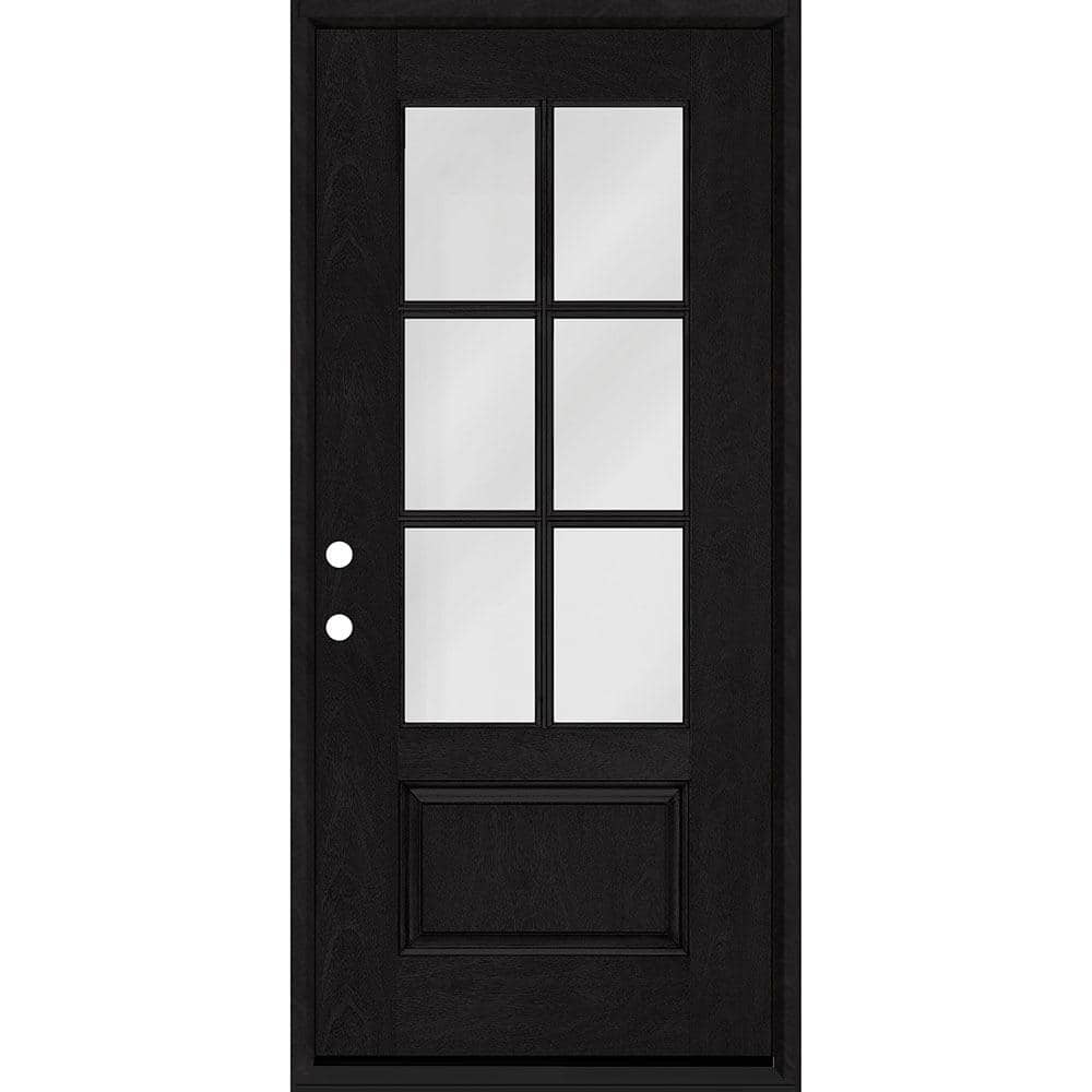 Steves & Sons Legacy 64 in. x 80 in. 1/4 Toplite Rain Glass