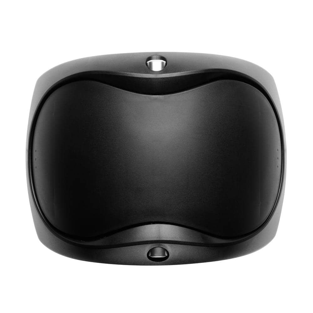 Black Plastic 16 Gallon Swing Lid Trash Can