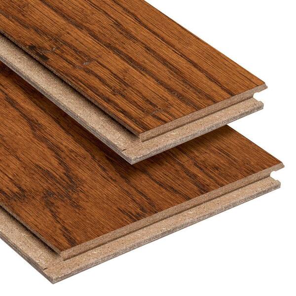 HOMELEGEND Matte American Walnut 3/8 in. T x 5 in. W x Varying Length Click Lock Hardwood Flooring (26.25 sq. ft. / case)