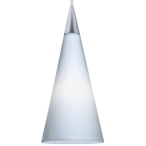 Juno 1-Light Opal LED Pendant Kit Tall Cone