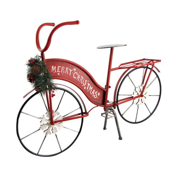 Zaer Ltd. International 25 in. Tall Red Iron Lighted Merry