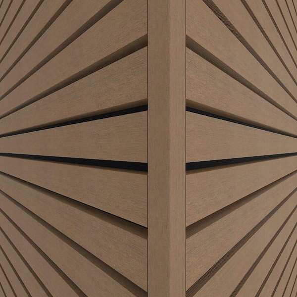 NewTechWood European Siding Belgium Style Noir 7.7 in. x 96 in