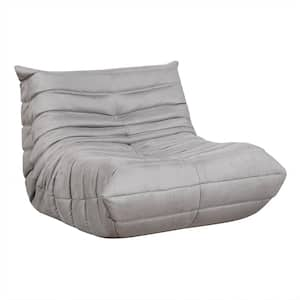 Lucille Gray Microfiber Bean Bag