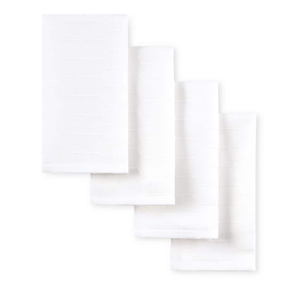 MARTHA STEWART Modern Farmhouse 19 in. W x 19 in. H White