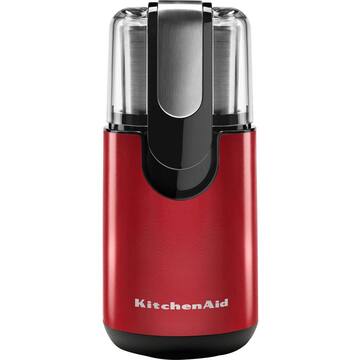 KitchenAid 7 oz. Empire Red Coffee Grinder with Stainless Steel Blade BCG111ER