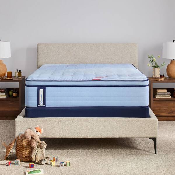 Sealy Posturepedic Dudley 14 in. Split CA King Soft Innerspring Pillowtop Mattress with Targeted Support and Motion Isolation