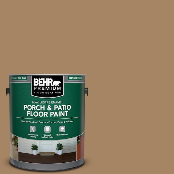 1 gal. #290F-5 Wooden Swing Low-Lustre Enamel Interior/Exterior Porch and Patio Floor Paint