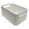 Modern Homes 1.8 Gal. MH 7 l Capacity Storage Bin in White 67559 - The ...