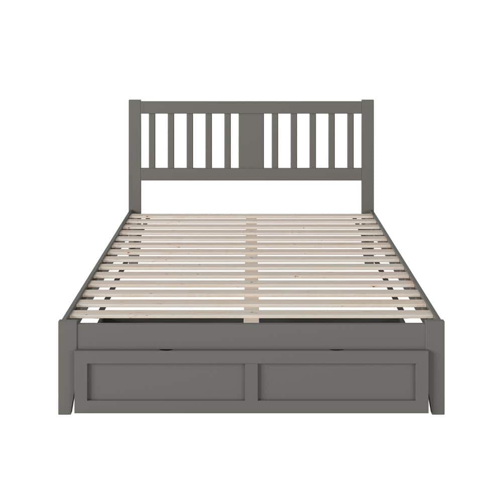Tahoe Queen Mission-Style Bed with USB Charger and Foot Drawer