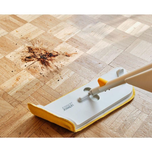 Joseph Joseph CleanTech Balai Mop Spray 2-en-1 Avec Pad Microfibre Lavable - Nettoyage Facile Et Efficace