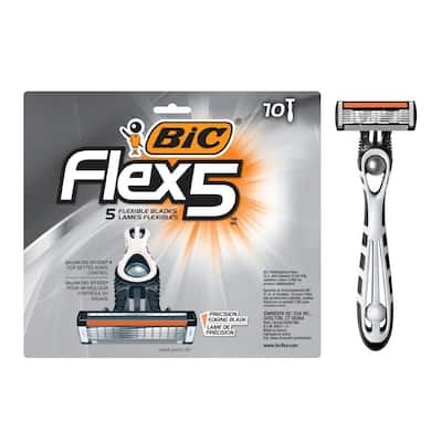 Flex 5 Men's Disposable Shaver (10-Pack)