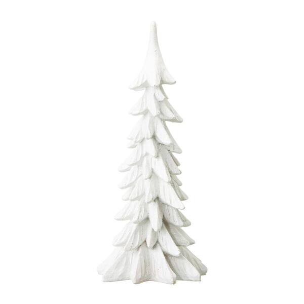 Glitzhome 14.75 in. H Resin Christmas Table Tree Decor 2009800014