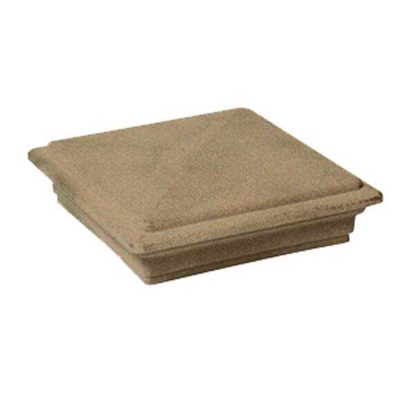 Unbranded 5 in. x 5 in. Tuscan Walnut Composite Post Cap