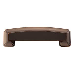 Bridges 3 in (76 mm), 3-3/4 in. (96 mm) and 5-1/16 in. (128 mm) Center-to-Center Oil-Rubbed Bronze Cup Pull (5-Pack)