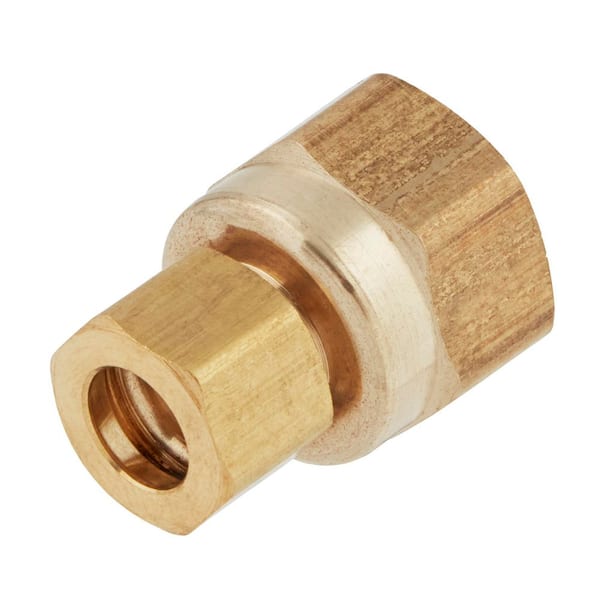 Everbilt 3/8 in. OD Compression x 1/2 in. FIP Brass Adapter