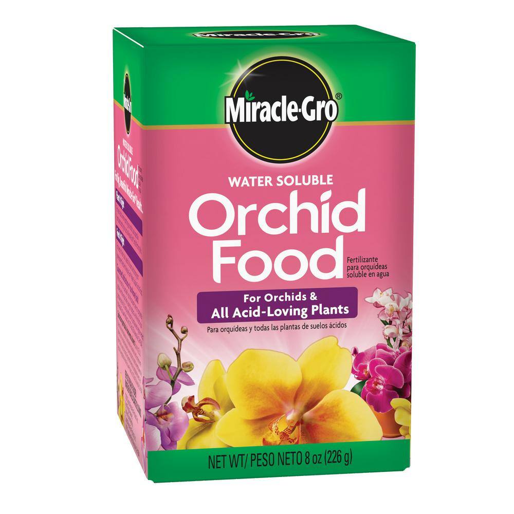 Miracle Gro 8 Oz Water Soluble Orchid Plant Food 100199 The Home Depot