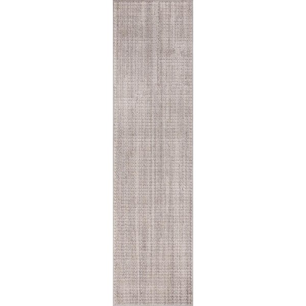 Concord Global Trading Anderson Ivory 2 ft. x 7 ft. Stripe Runner Rug