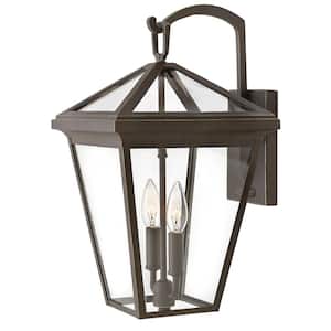 Alford Place Medium Oil Rubbed Bronze Outdoor Wall Mount Lantern