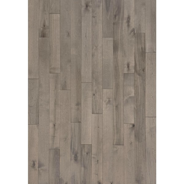 Canadian Birch Pinhouse Gray 3/4 in. x 3-1/4 in. W Solid Hardwood Flooring (20 sq. ft. /case)