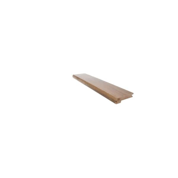 Stair Nose Maple Boozle. 50 in. T x 2.75 in. W x 78 in. L Matte Solid Hardwood Trim