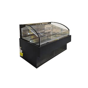 60 in. 14.3 cu. ft. Commercial Changer Open Display Refrigerated Showcase EC405B Black