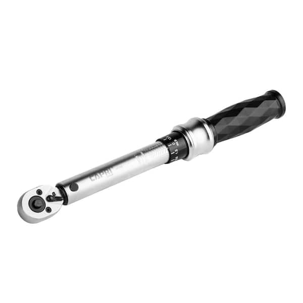 Capri Tools 1/4 in. Drive 55 in. lbs. to 250 in. lbs. Diamond Ergonomic Grip Torque Wrench