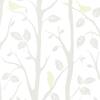 Brewster Corwin Light Green Bird Branches Vinyl Peelable Wallpaper Covers 56 4 Sq Ft 2532 20445