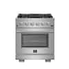 Forno Capriasca 30 in. 4.32 cu. ft. Gas Range with 5 Gas Burners Oven ...