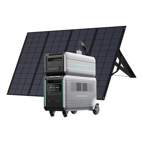 Zendure 3800W Output/6600W Plug and Play Solar Generator w/Dual Voltage  Output with 400W Solar Panel and 600W Satellite Battery SBV4600SP4B - The  Home Depot