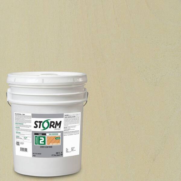 Storm System Category 2 5 gal. Winter Summit Exterior Semi-Transparent Dual Dispersion Wood Finish
