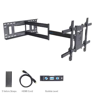 Full Motion TV Wall Mount with Extra Long Extension for 40 in. to 80 in. Screen Size and Up to 121 lbs. Weight Capacity