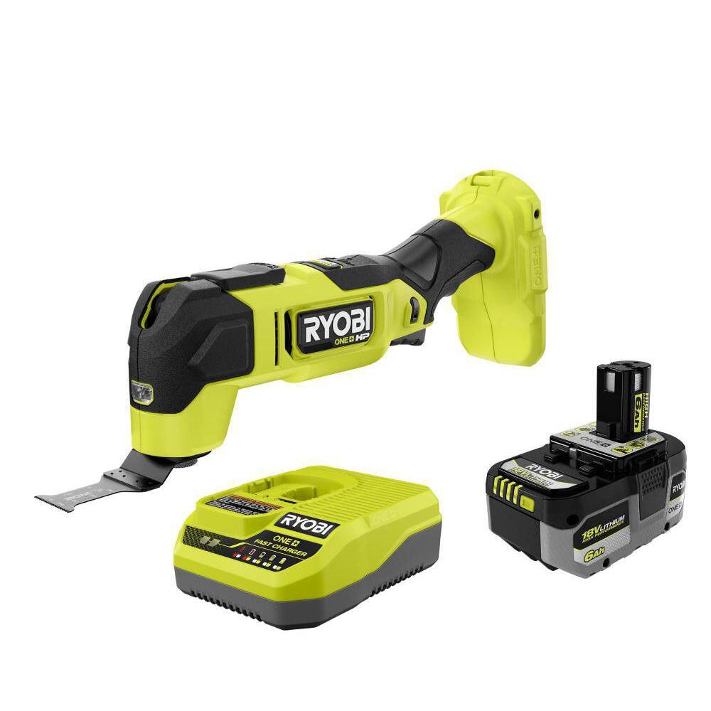ONE+ HP 18V 6.0 Ah Lithium-Ion HIGH PERFORMANCE Battery and Charger Kit with ONE+ HP 18V Brushless Multi-Tool price history on PriceWatchPro